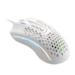 Redragon Storm Wired RGB Gaming Mouse - White - White