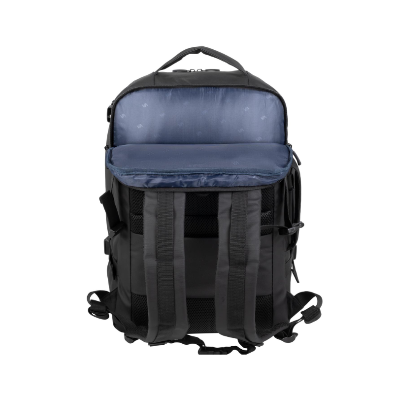 RIVACASE 8465 Tegal ECO Travel Laptop Backpack 17.3 Inch – Black - Black