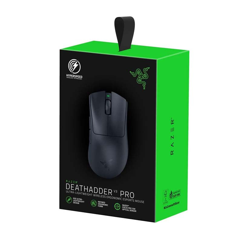 Razer DeathAdder V3 Pro Wireless Gaming Mouse - Black