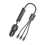Riversong Safari C2 Built-in 3 in 1 Car Charger Cable - Black