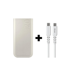 Samsung Powerbank 45W PD 20000MAH + FREE Cable - Beige