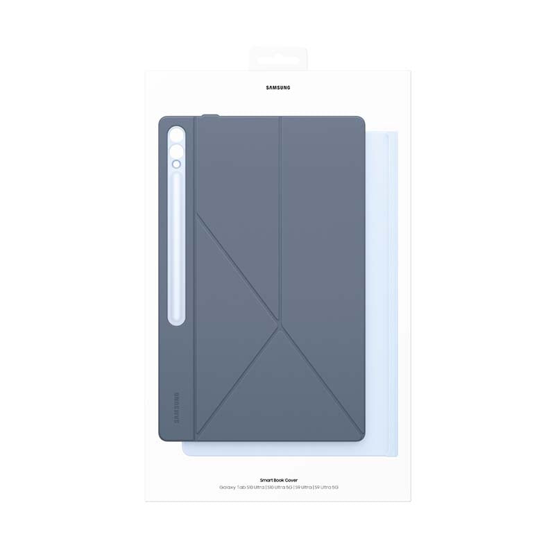 Samsung Galaxy Tab S10 Ultra / S9 Ultra Smart Book Cover - White