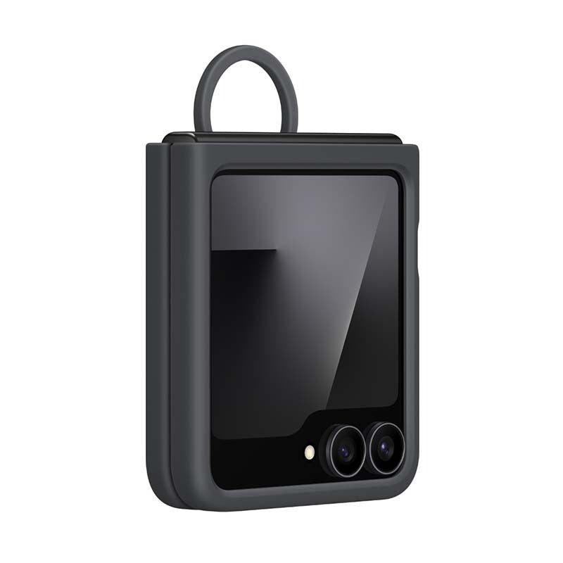 Samsung Galaxy Z Flip6 / Flip7 FE Case with Ring - Black
