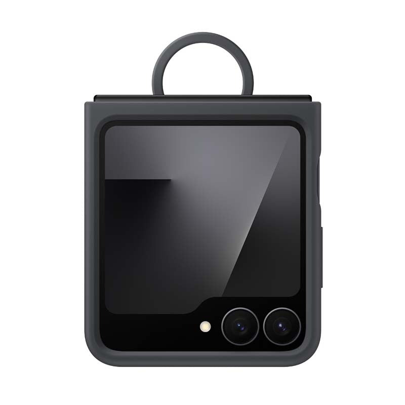 Samsung Galaxy Z Flip6 / Flip7 FE Case with Ring - Black