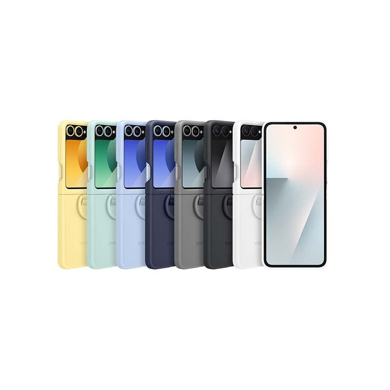 Samsung Galaxy Z Flip6 / Flip7 FE Case with Ring - Black