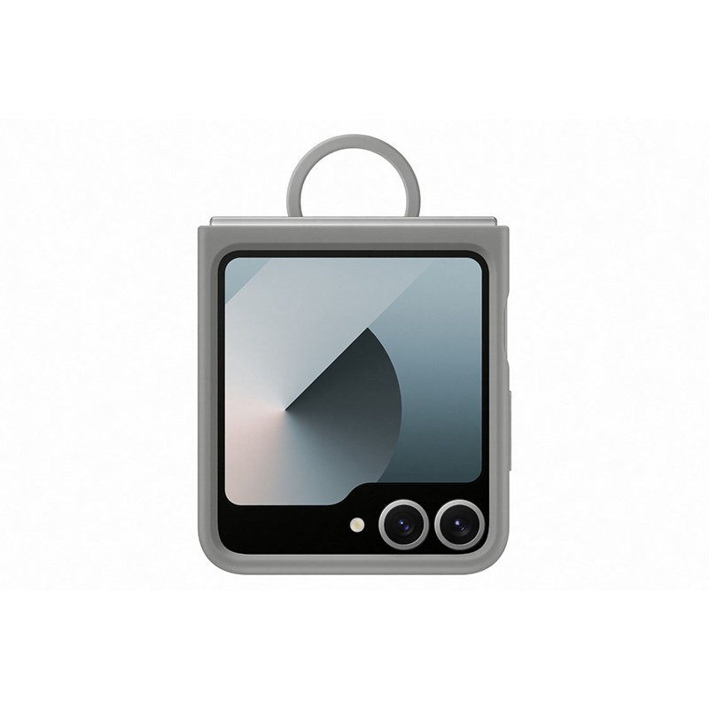 Samsung Galaxy Z Flip6 / Flip7 FE Case with Ring - Grey