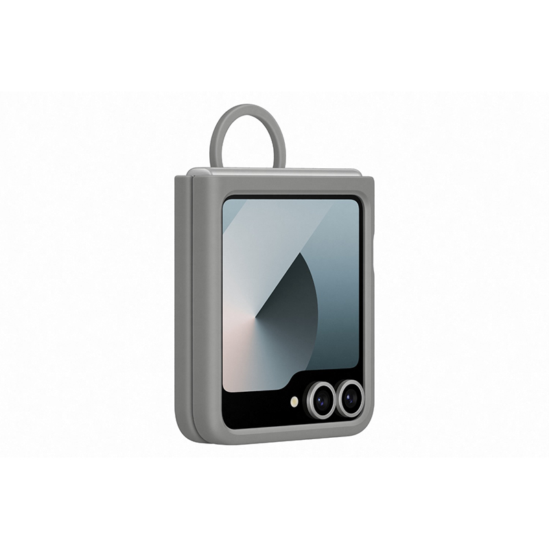 Samsung Galaxy Z Flip6 / Flip7 FE Case with Ring - Grey