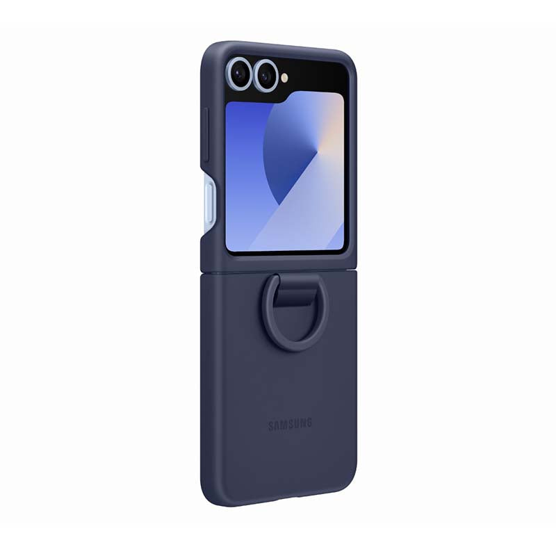 Samsung Galaxy Z Flip6 / Flip7 FE Case with Ring - Navy