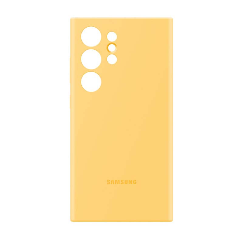 Samsung Galaxy S24 Ultra Silicone Case - Yellow