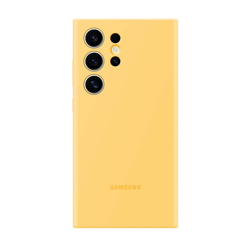 Samsung Galaxy S24 Ultra Silicone Case - Yellow