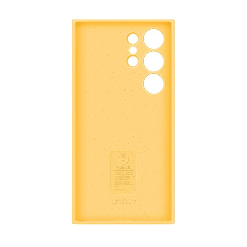 Samsung Galaxy S24 Ultra Silicone Case - Yellow