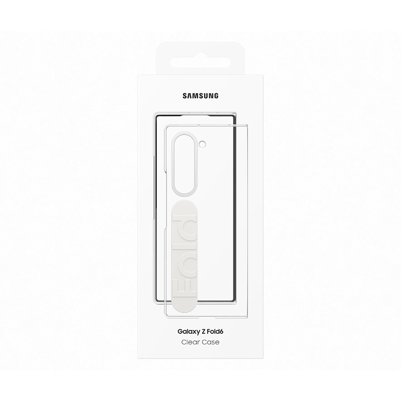 Samsung Galaxy Z Fold6 Clear Case with Strap - Clear