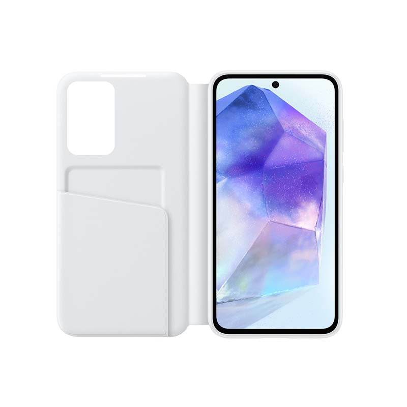 Samsung Galaxy A55 5G Smart View Wallet Case - White