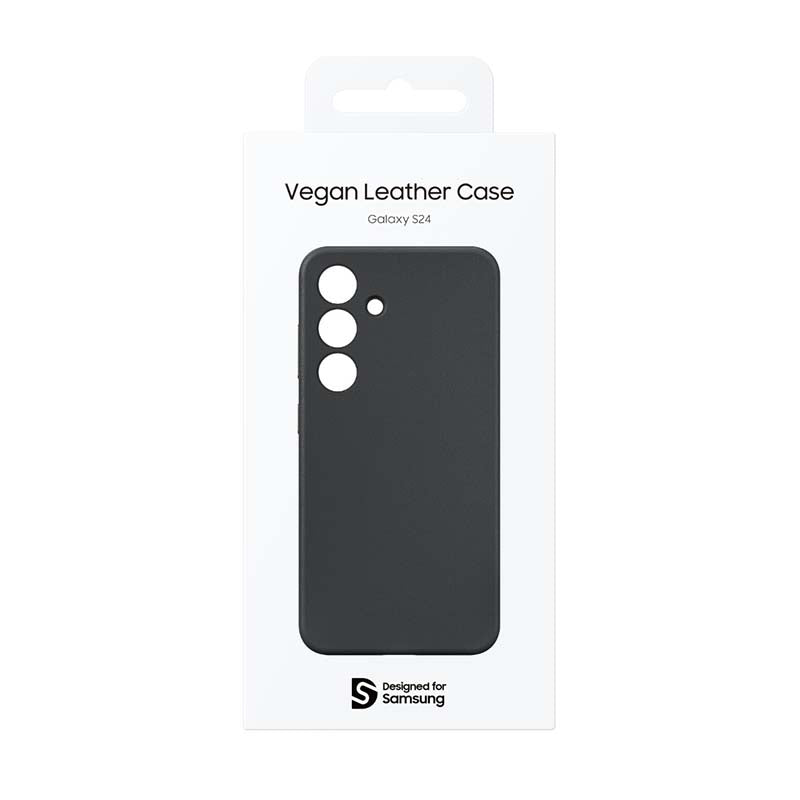 Samsung Galaxy S24 SMAPP Vegan Leather Case - Black