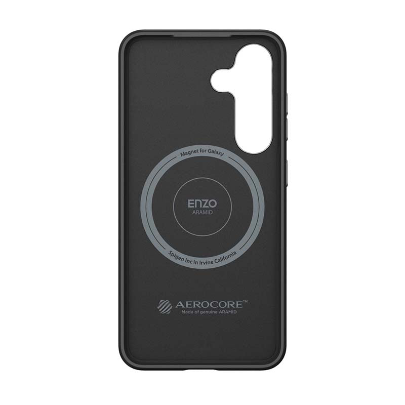 Samsung Galaxy S25 Enzo Aramid Case - Black / Silver