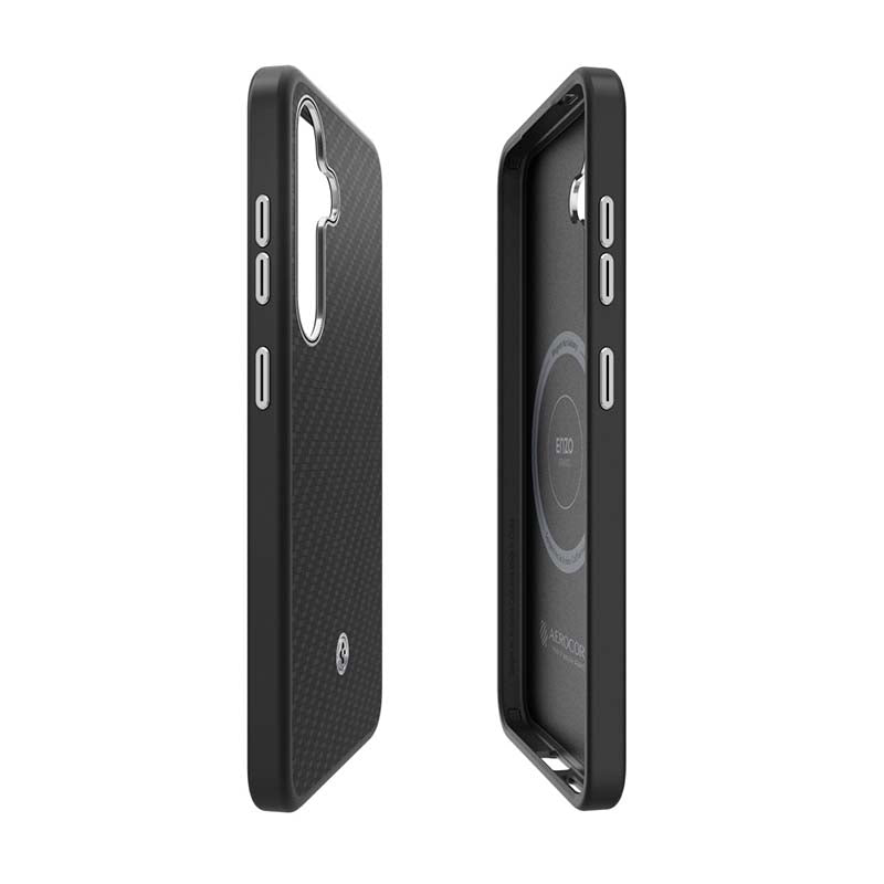 Samsung Galaxy S25 Enzo Aramid Case - Black / Silver