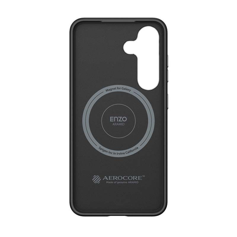 Samsung Galaxy S25 Plus Enzo Aramid Case - Black / Silver