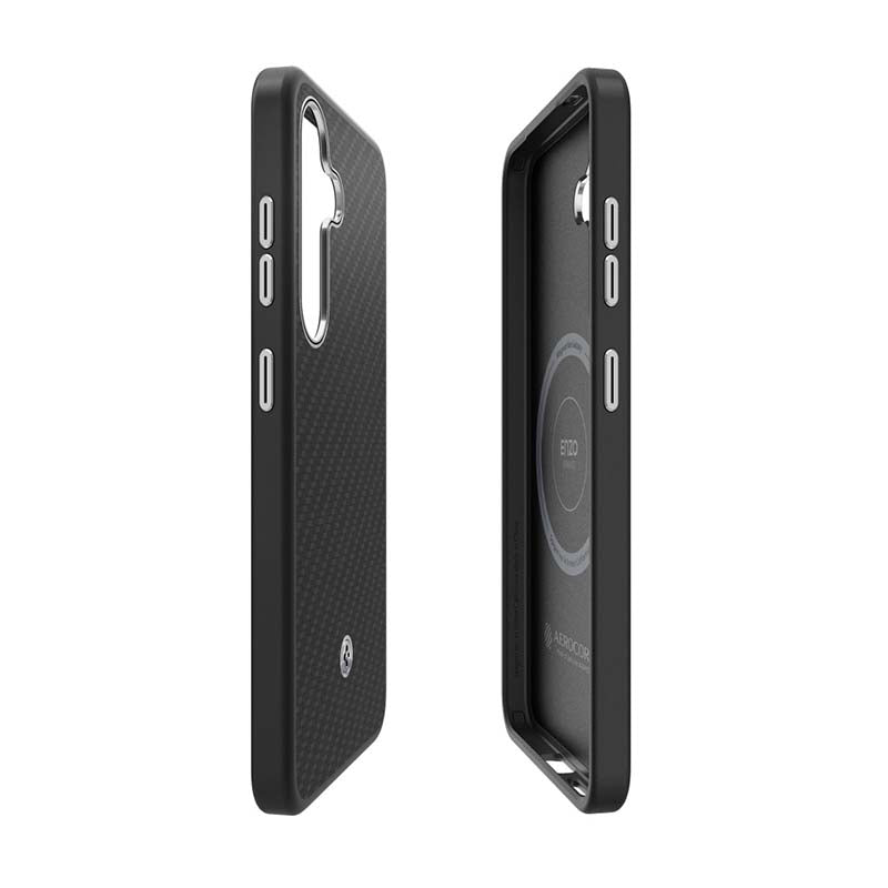 Samsung Galaxy S25 Plus Enzo Aramid Case - Black / Silver