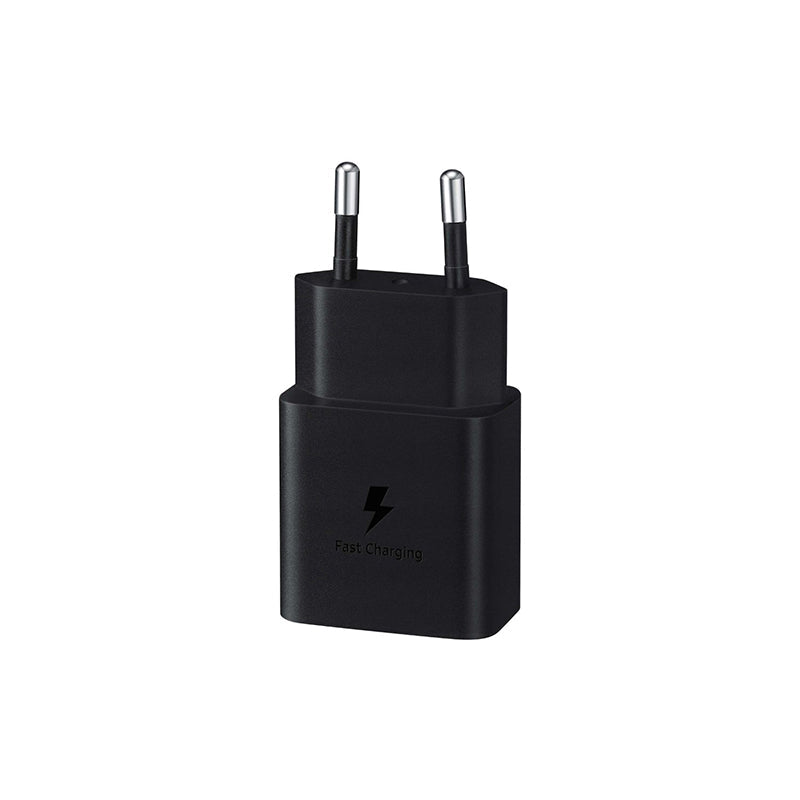 Samsung 1 USB C Port Travel Adapter PD 15W - Black - Black