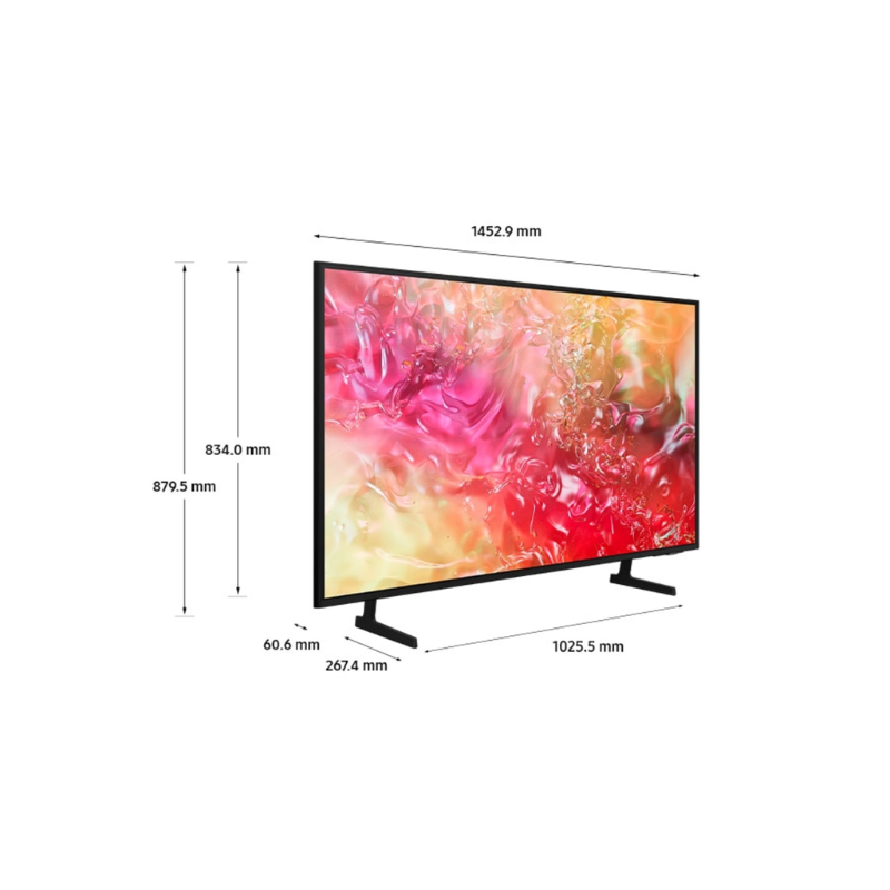 Samsung 65 inch Crystal UHD DU7000 4K Tizen OS Smart TV - Black