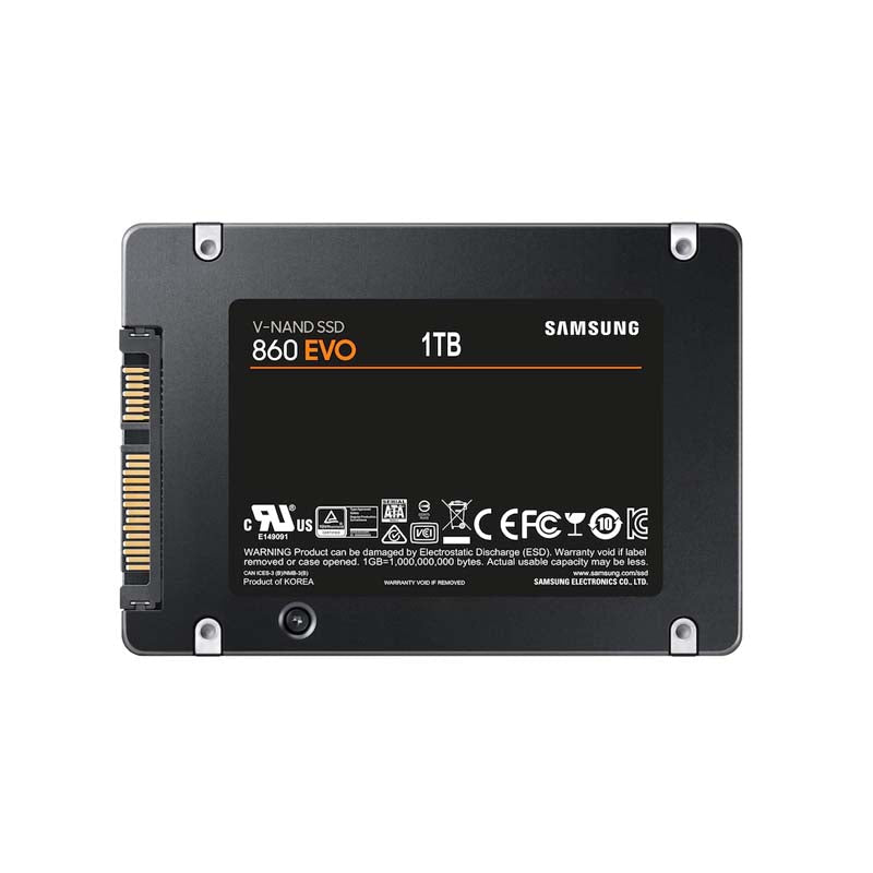 Samsung 870 Evo 1TB SATA 2.5 inch Solid State Drive - Black - Black