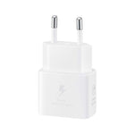 Samsung Galaxy 1 Port GAN Travel Adapter 25W with Cable - White - White