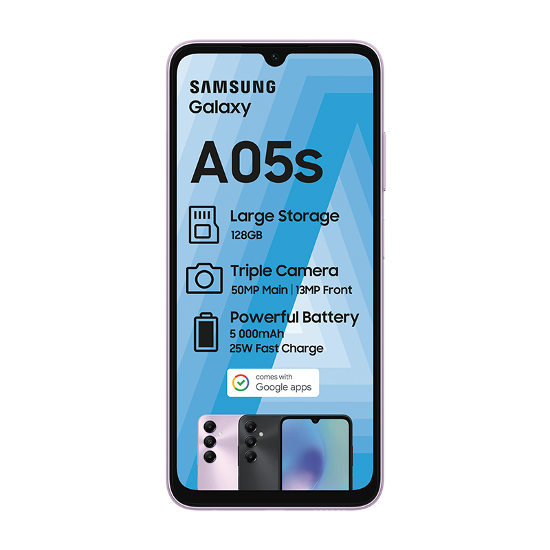 Samsung Galaxy A05s Dual Sim 128GB - Violet - Purple