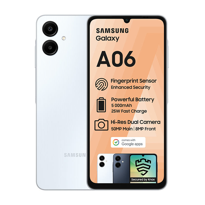 Samsung Galaxy A06 4G Dual Sim 64GB - Blue - Blue