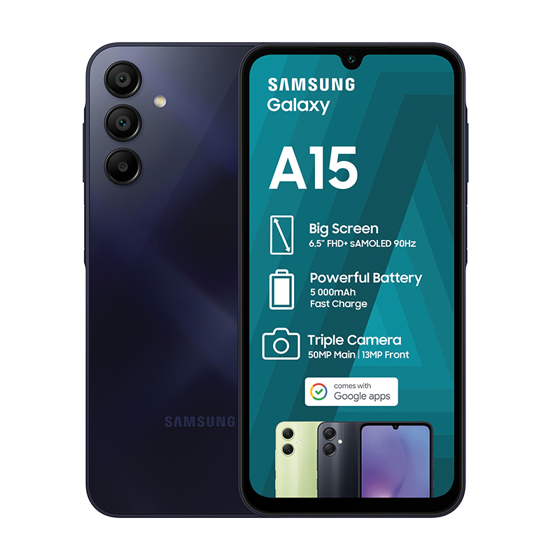 Samsung Galaxy A15 4G Dual Sim 128GB - Black - Black