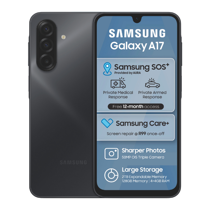 Samsung Galaxy A17 4G 128GB - Black - Black