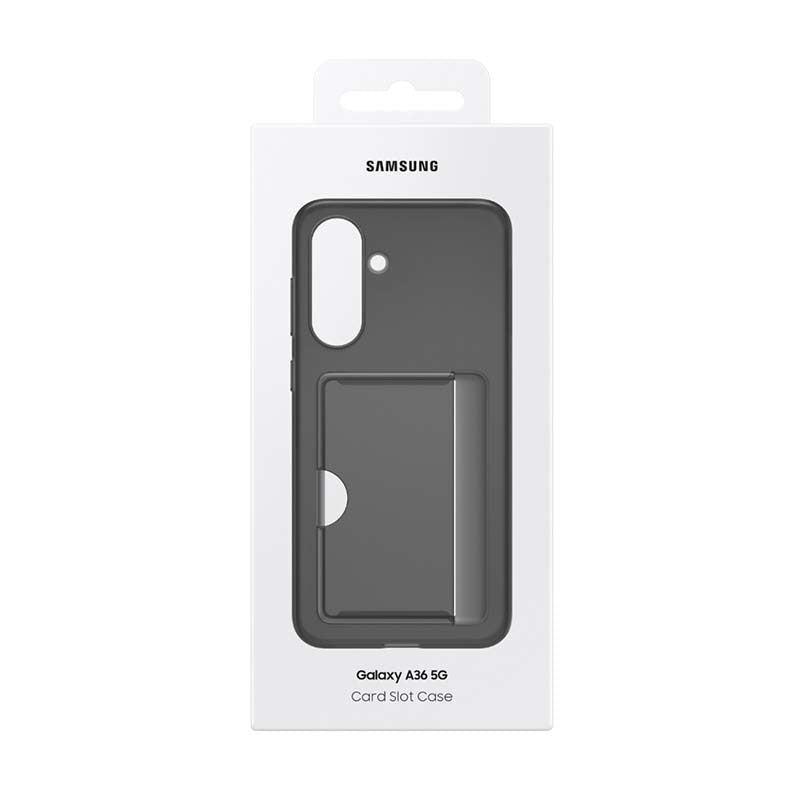 Samsung Galaxy A36 Card Slot Case - Black - Black