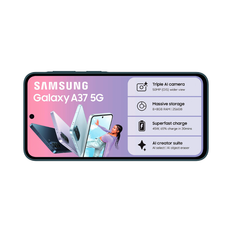 Samsung Galaxy A37 5G Dual Sim 256GB - Dark Green - Green