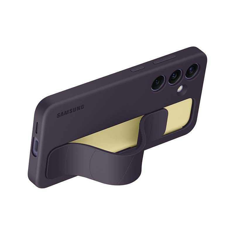 Samsung Galaxy S24 Standing Grip Case - Dark Violet - Purple