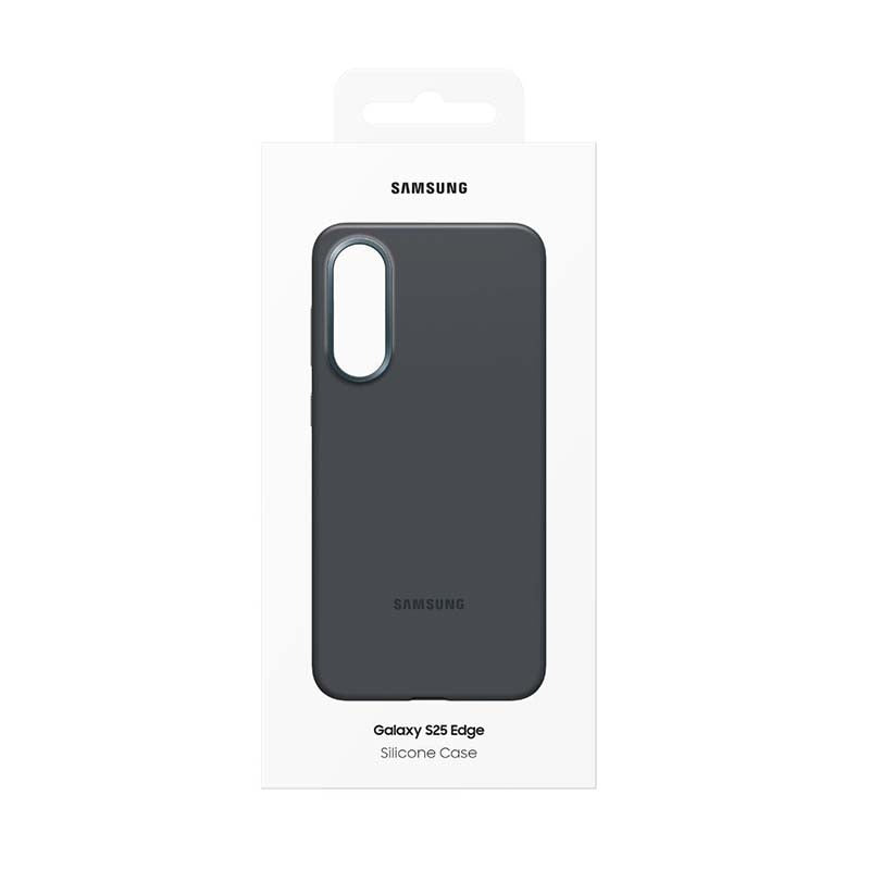Samsung Galaxy S25 Edge Silicone Case - Black - Black