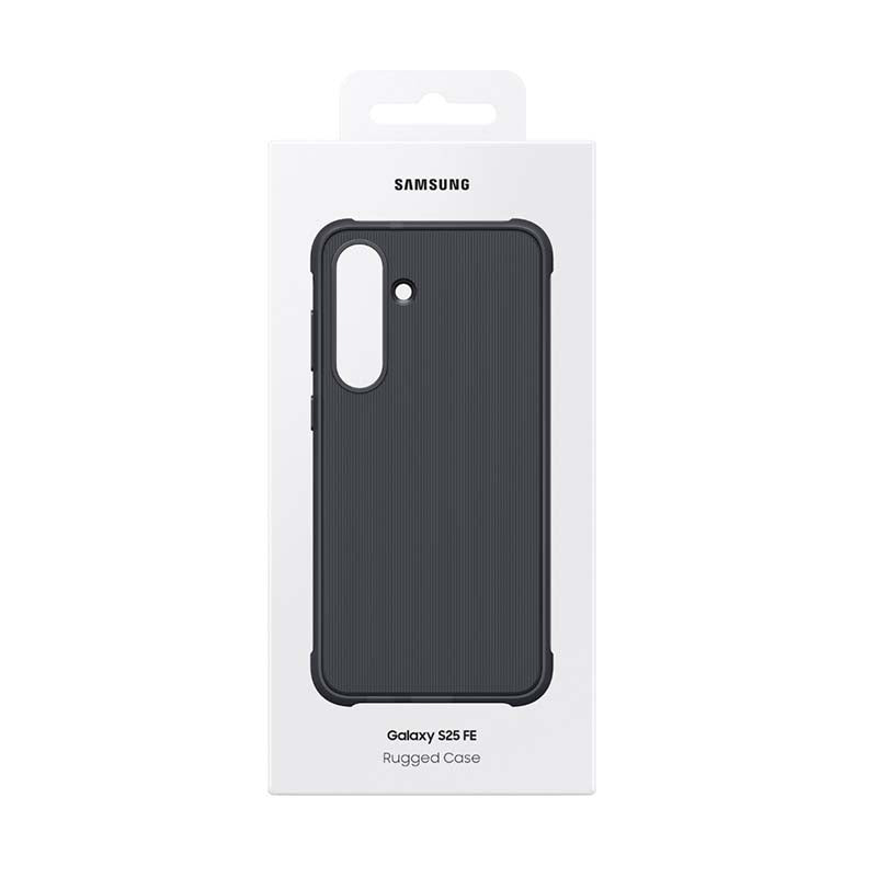 Samsung Galaxy S25 FE Rugged Case - Black - Black