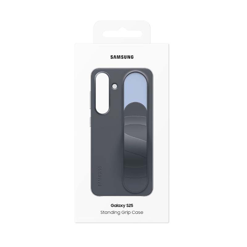 Samsung Galaxy S25 Standing Grip Case - Black - Black