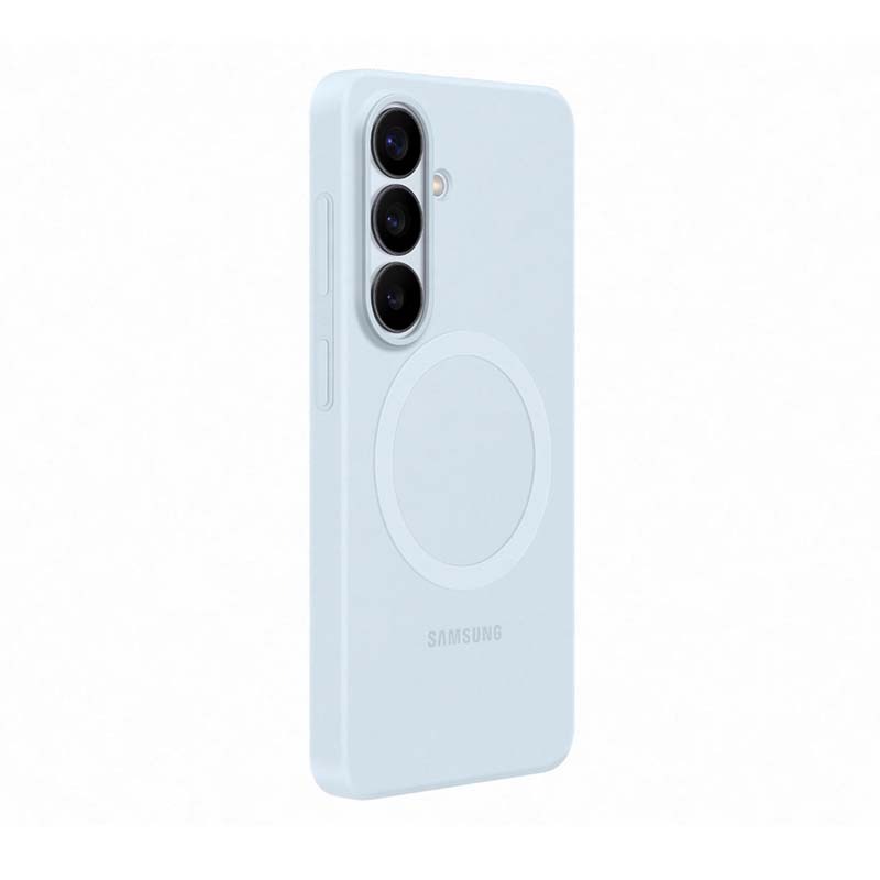 Samsung Galaxy S26 Silicone Magnet Case - Light Blue - Blue
