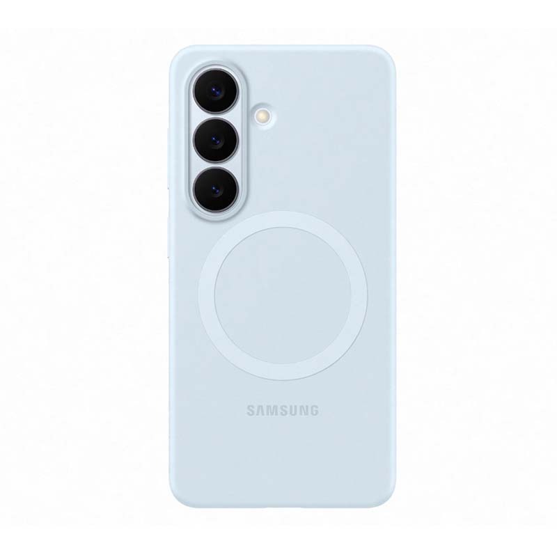 Samsung Galaxy S26 Silicone Magnet Case - Light Blue - Blue