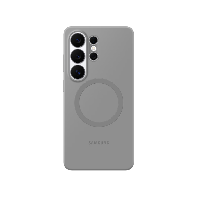 Samsung Galaxy S26 Ultra Silicone Magnet Case - Grey - Grey