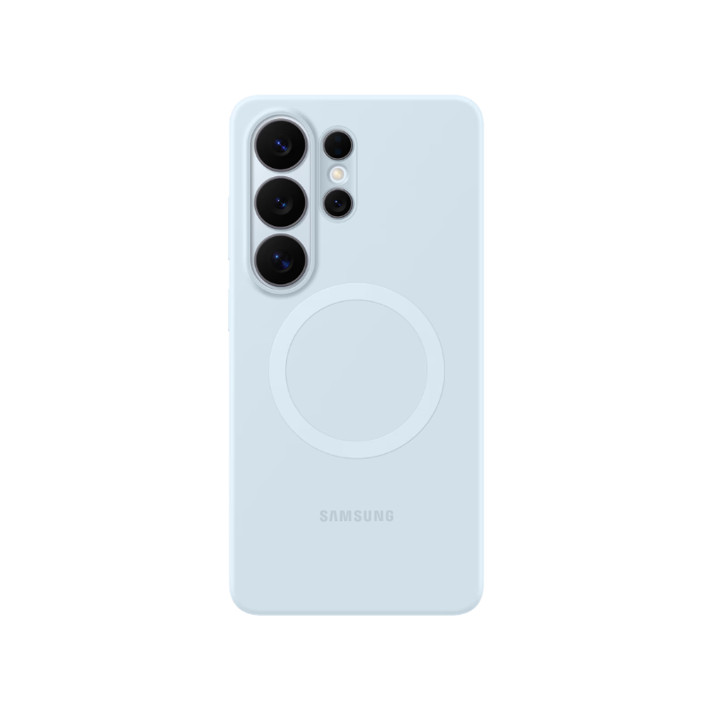Samsung Galaxy S26 Ultra Silicone Magnet Case - Light Blue - Light Blue