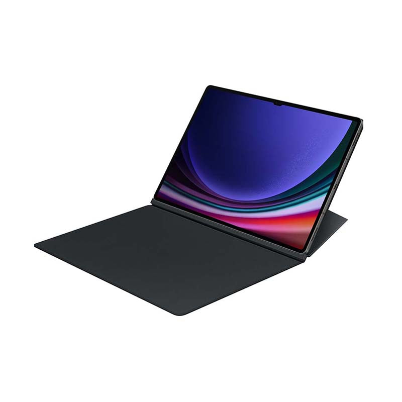 Samsung Galaxy Tab S10 Ultra / S9 Ultra Smart Book Cover - Black - Black
