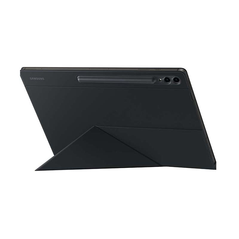 Samsung Galaxy Tab S10 Ultra / S9 Ultra Smart Book Cover - Black - Black