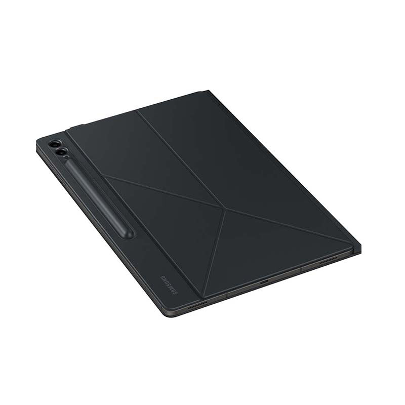 Samsung Galaxy Tab S10 Ultra / S9 Ultra Smart Book Cover - Black - Black