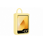 Samsung Galaxy Z Flip6 / Flip7 FE Silicone Case with Ring - Yellow - Yellow