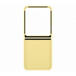 Samsung Galaxy Z Flip6 / Flip7 FE Silicone Case with Ring - Yellow - Yellow