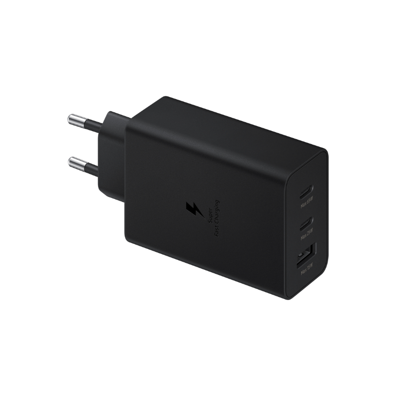 Samsung Power Adapter Trio 65W - Black - Black