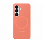Samsung Silicone Magnet Case for Samsung Galaxy S26 - Orange - Orange