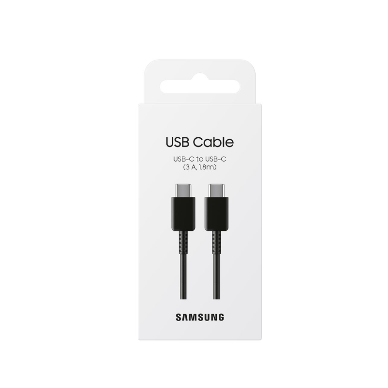 Samsung Type-C To Type-C Cable 5A 1.8 Meter - Black - Black