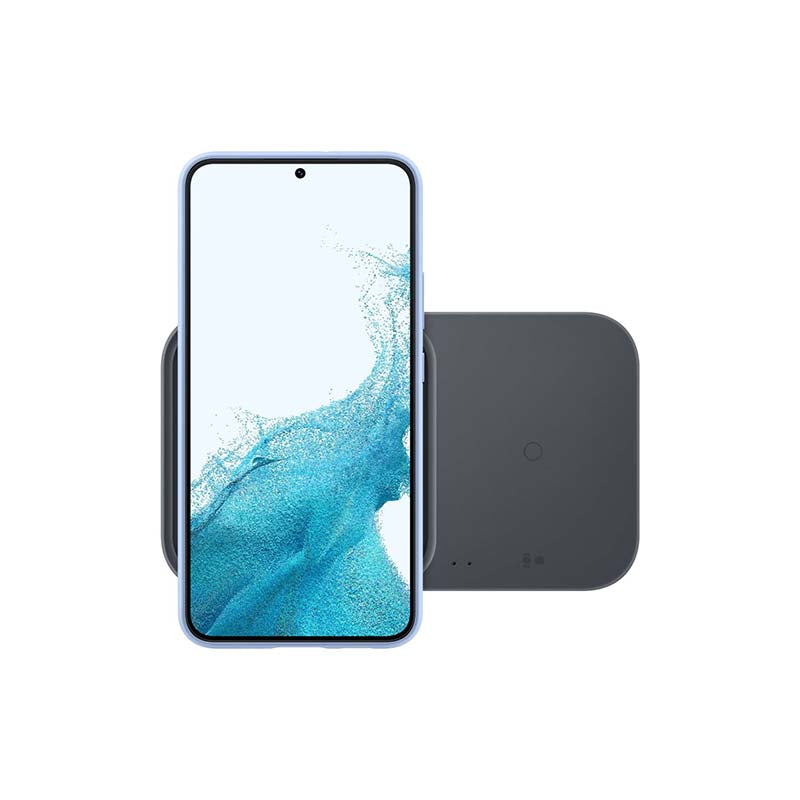 Samsung Wireless Charger Duo Without Travel Adapter - Black - Black