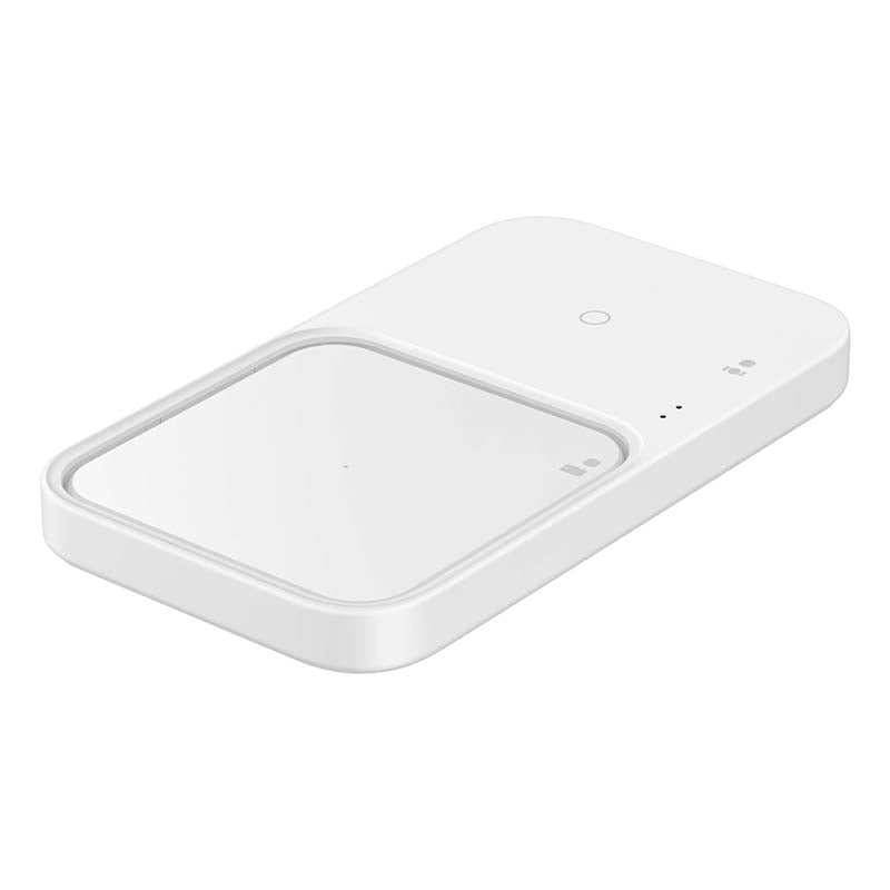 Samsung Wireless Charger Duo Without Travel Adapter - White - White